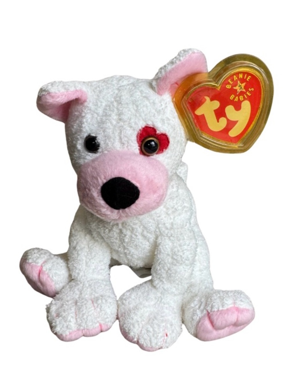TY Beanie Babies Cupid The Dog Plush Toy With Protector Tag 💜BOGO